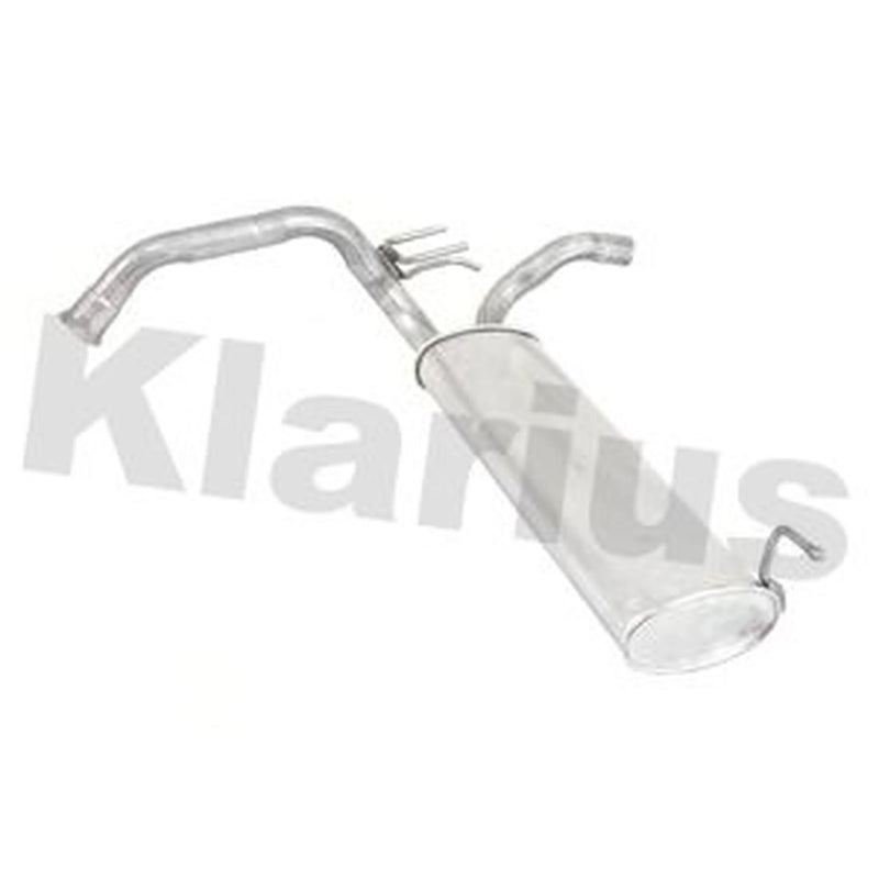 Klarius Box With Tail Pipe Rear fits Citroën C1 II 2014-2018 1.2