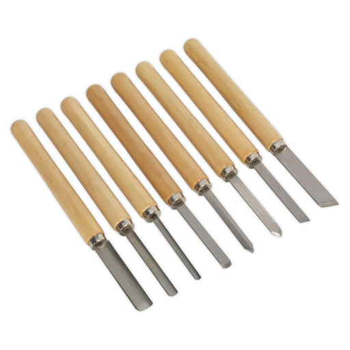 Sealey Wood Turning Chisel Set 8pc AK60/8 Sealey - Dynamic Drive