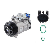 Hella Air Conditioning Compressor fits Mercedes-Benz C-Class 2007-2014