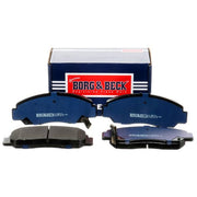 Borg & Beck Front & Rear Brake Discs & Pads fits Honda Civic VIII 2007-2010 2.0