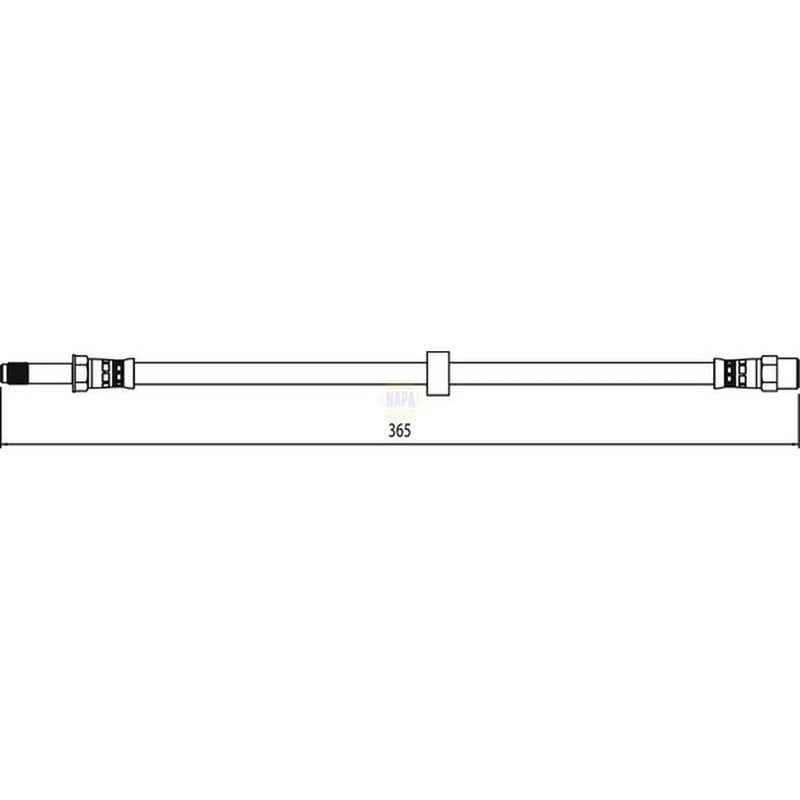 NAPA Brake Hydraulic Hose Line Front NBH1054