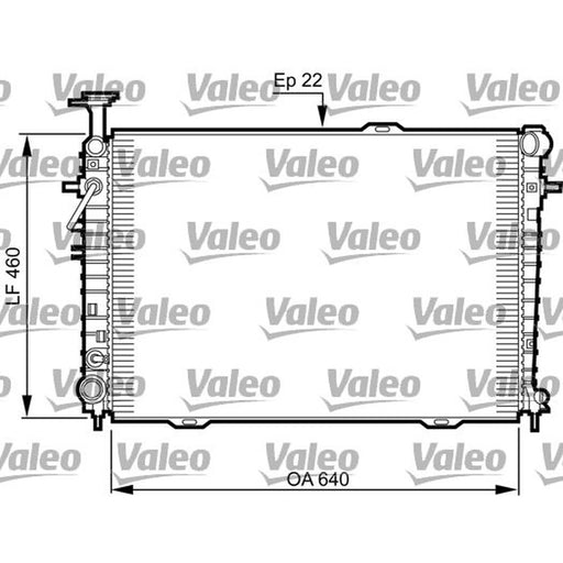 Valeo Engine Radiator 735542