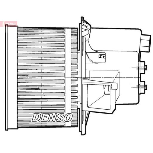 Denso Heater Blower Fan fits Fiat 500 2007 on 1.2