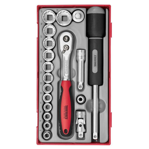 Teng Tools 3/8" Socket Set 12 pt TT1 19 Pieces Teng Tools - Dynamic Drive