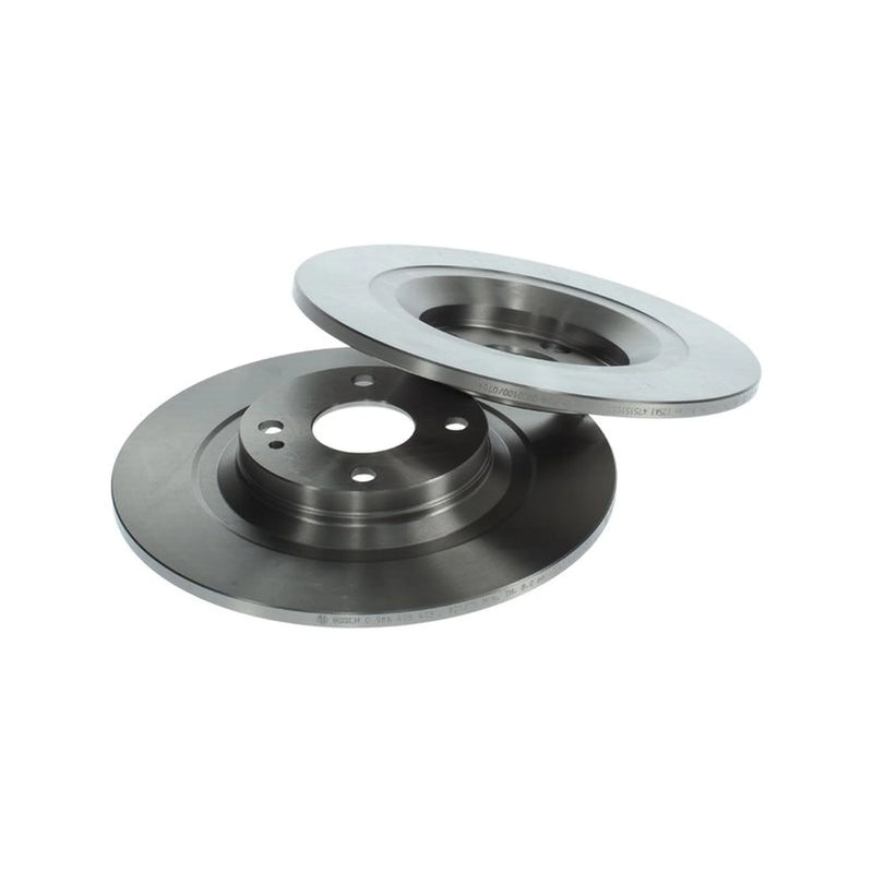 Bosch 2 x Solid Brake Discs fits Mazda MX-5 1998-2005 1.6 1.8