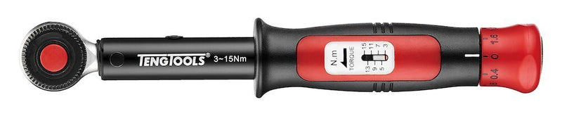 Teng Tools 1/4" Torque Wrench Plus 6 - 30Nm Town Tools - Dynamic Drive