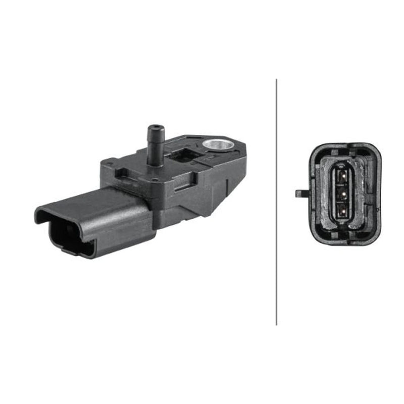 Hella Turbo Boost Pressure Sensor fits Citroën C3 I 2002-2009 1.4