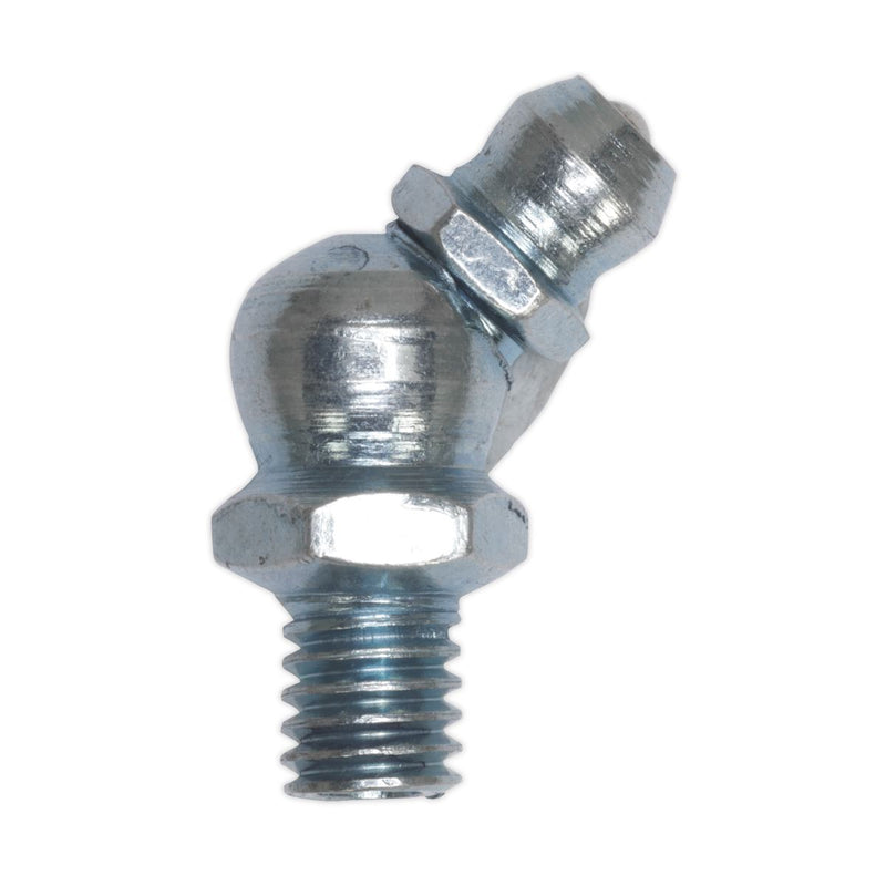 Sealey Grease Nipple 45 6 x 1mm Pack of 25 GNM13 Sealey - Dynamic Drive