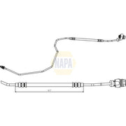 NAPA Brake Hydraulic Hose Line outer NBH1128
