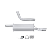 Hella End Silencer Rear fits Audi A1 2010-2015 1.6