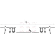 Apec Brake Hydraulic Hose Line inner HOS3238