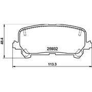 Mintex Brake Pad Set