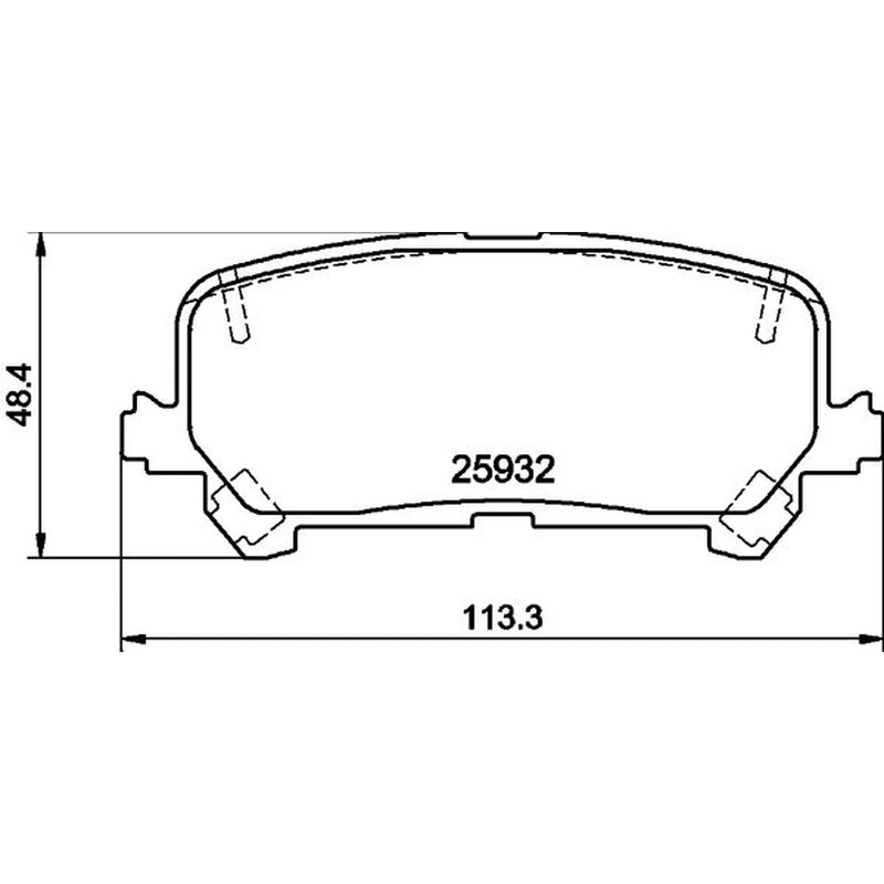Mintex Brake Pad Set