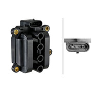 Hella Ignition Coil Pack fits Dacia Logan 2006 on 1.2