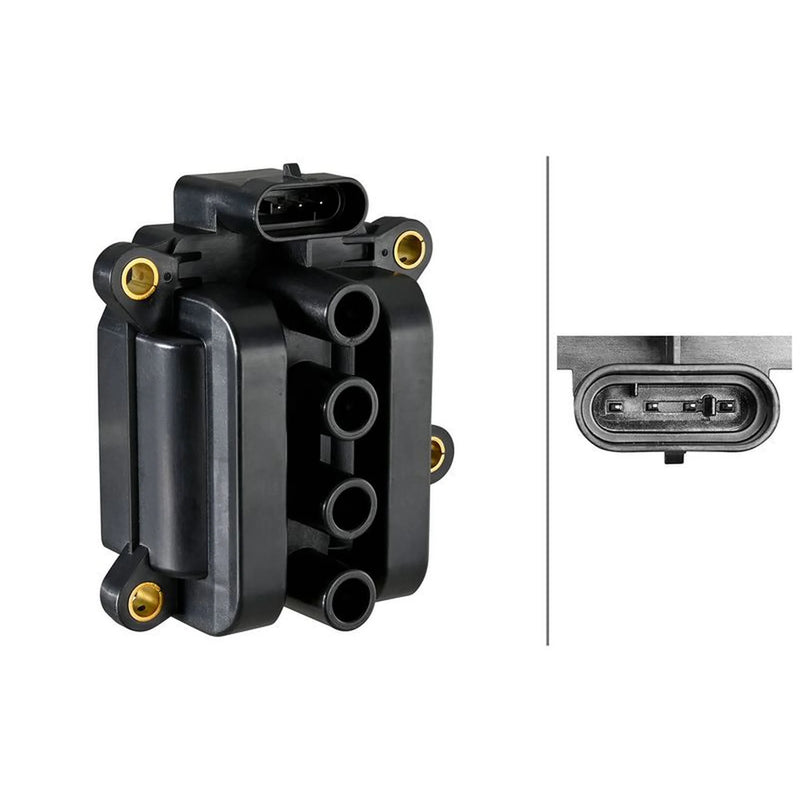 Hella Ignition Coil Pack fits Dacia Logan 2006 on 1.2