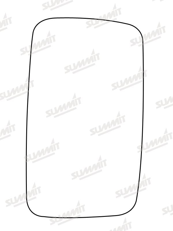 Summit Non-Heated Base Plate With Commercial Mirror Glass fits Mercedes Sprinter Van 95 to 00 LHS Summit - Bars 4 Cars