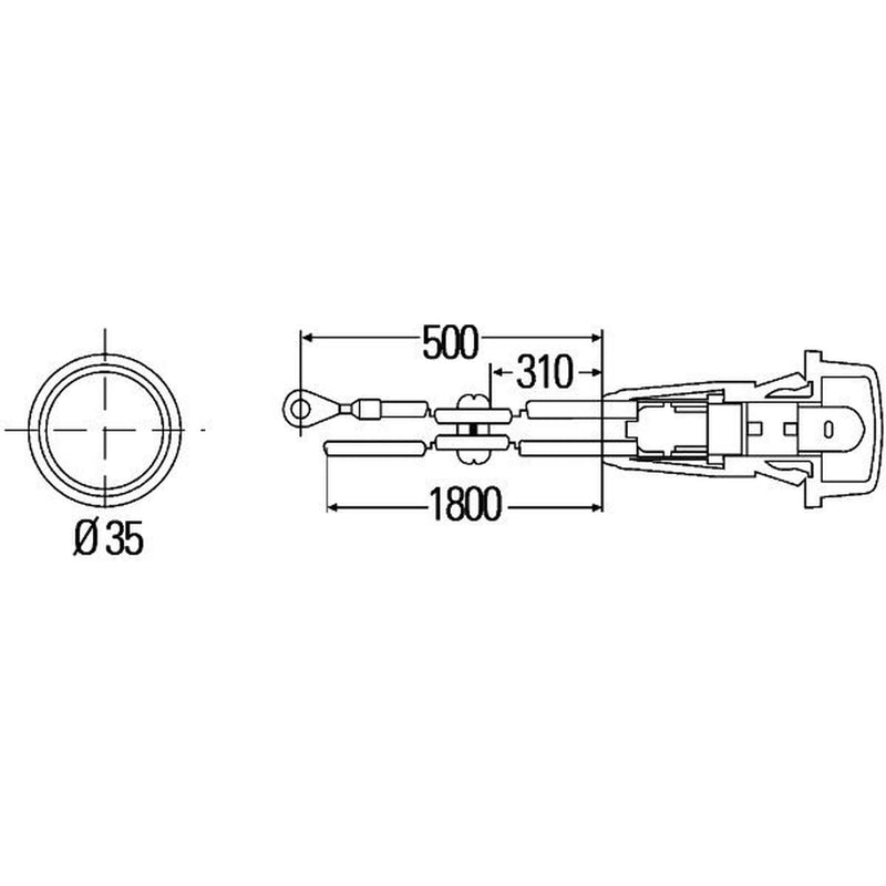 Hella Auxiliary Direction Indicator lateral installation Conn fits Opel Ascona C
