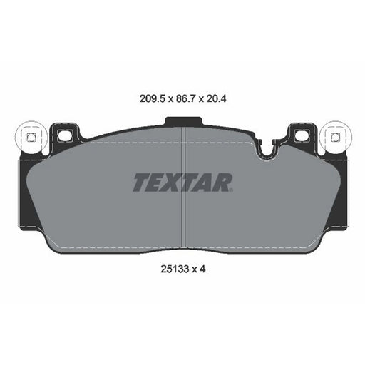 Textar Front Brake Pad Set 2513301