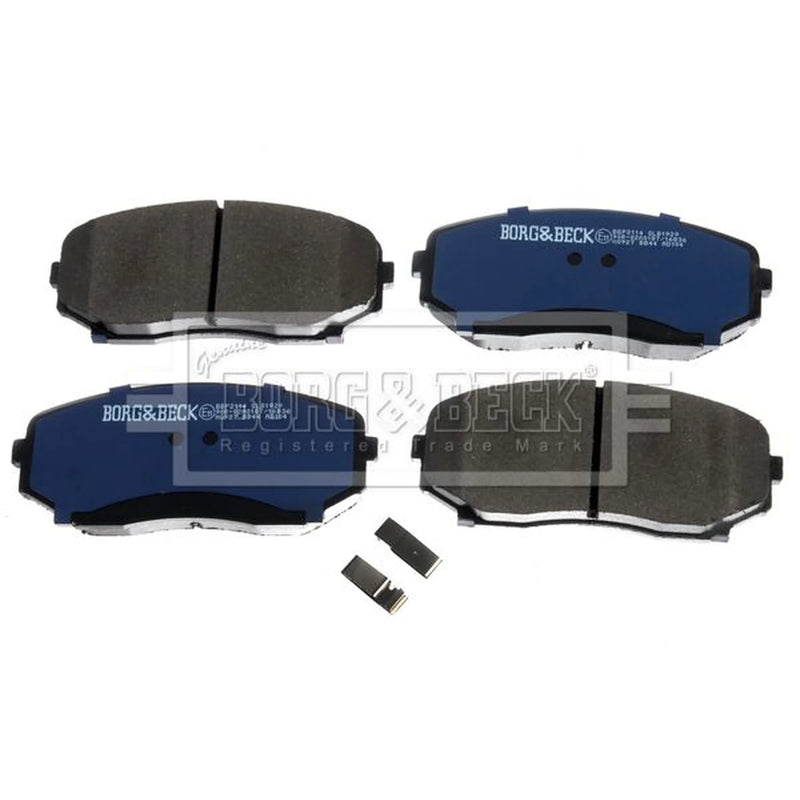 Borg & Beck Front & Rear Brake Discs & Pads fits Mazda CX-7 2007-2013 2.3