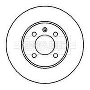 Borg & Beck Front & Rear Brake Discs & Pads fits VW Golf 1998-2002 1.8