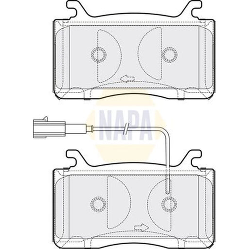 NAPA Front Brake Pad Set NBP1906