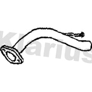 Klarius Exhaust Pipe OD fits Hyundai Amica / Atoz 1998-2008 1.0 1.1