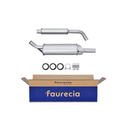 Hella End Silencer Rear fits Peugeot 504 Pickup 1980-1989 1.6 1.8 1.9