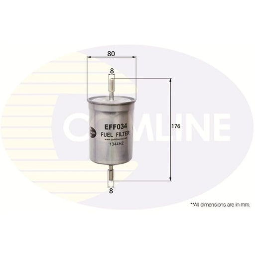 Comline Fuel Filter Element fits Audi A3 1996-2003 1.6 1.8