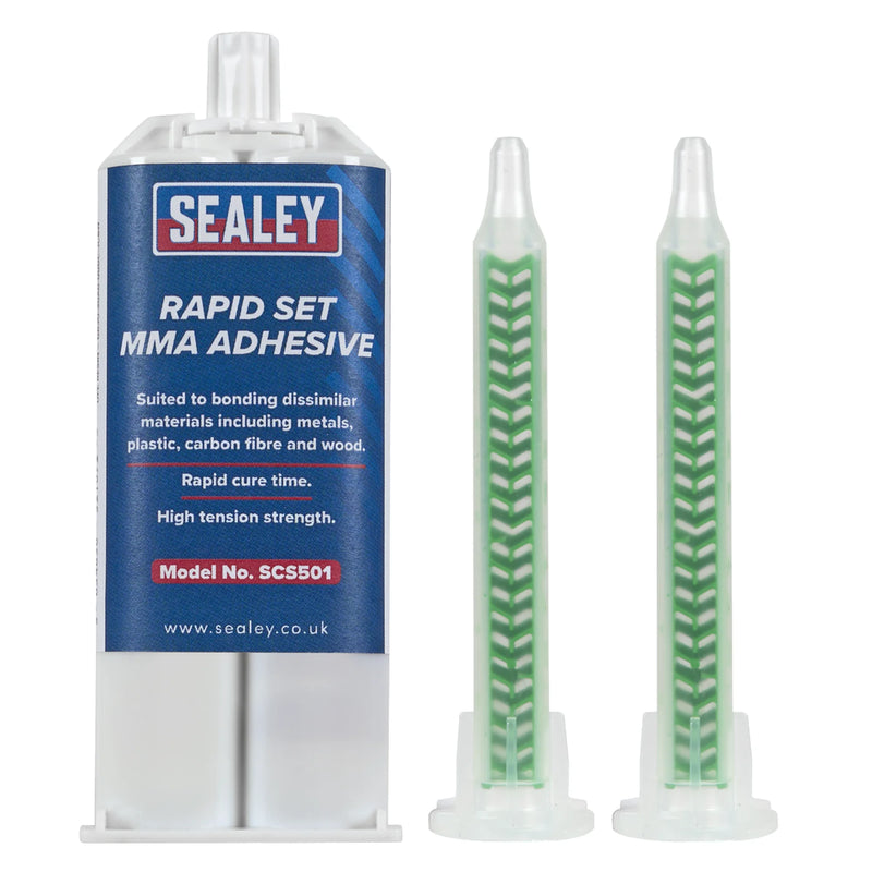 Sealey Rapid Set MMA Adhesive 50ml - High Tension Strength