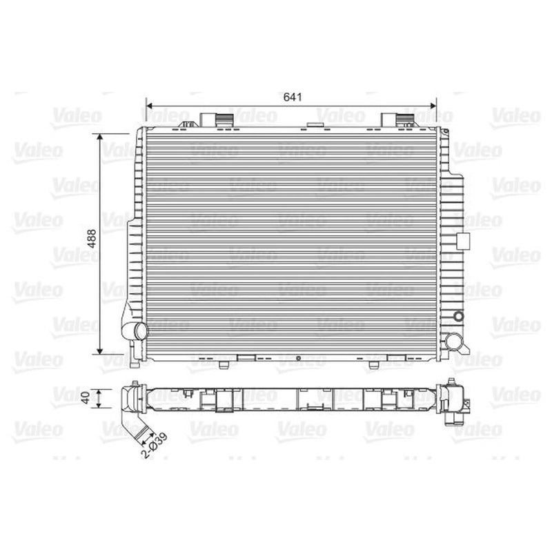 Valeo Engine Radiator 734796