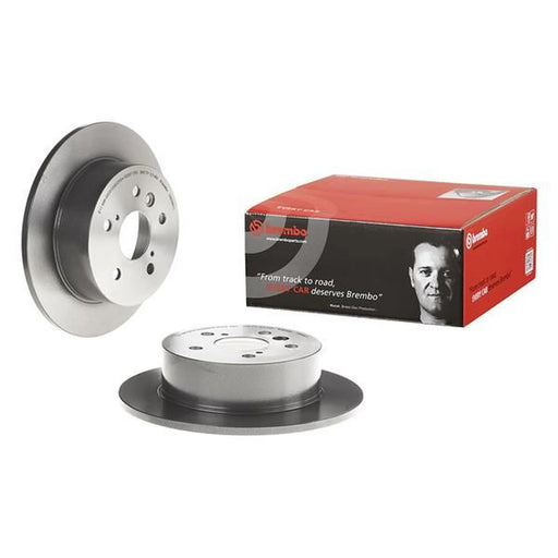 Brembo 2 x Solid Brake Discs fits Toyota Camry 2006-2018 2.0 2.4 2.5