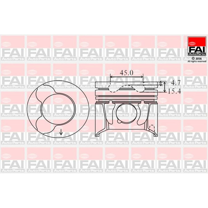 FAI Piston Cylinder Bore =