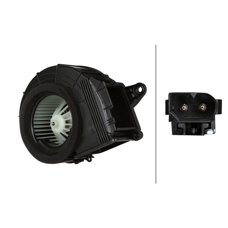 Hella Heater Blower Fan Rear fits Mercedes-Benz Viano 2003-2007