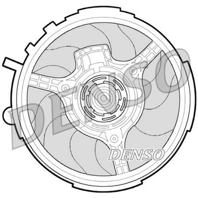 Denso Engine Cooling Fan fits Fiat Stilo 2001-2006 1.2 1.4 1.6 1.9
