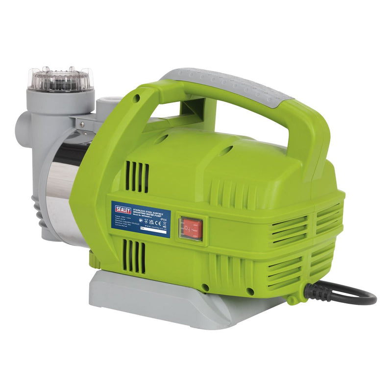 Sealey Surface Mounting Water Pump Stainless Steel 55L/min 230V WPS062S Sealey - Dynamic Drive