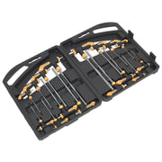 Sealey T-Handle TRX-Star* & Hex Key Set 16pc S0916 Siegen by Sealey - Dynamic Drive