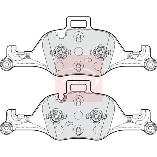 Apec Front Brake Pad Set fits BMW 2 2022 on