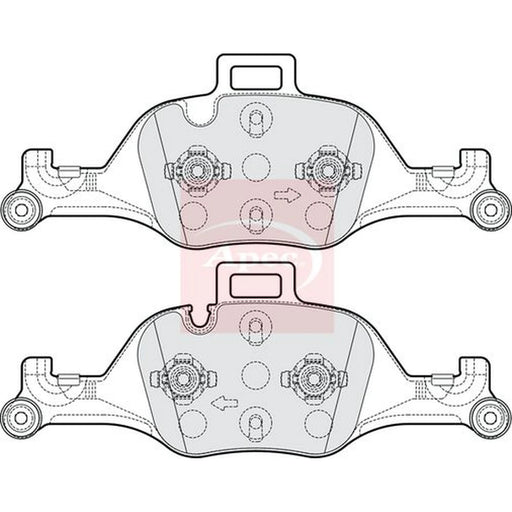 Apec Front Brake Pad Set PAD2187