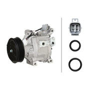 Hella Air Conditioning Compressor fits Chrysler Ypsilon 2011 on 1.3