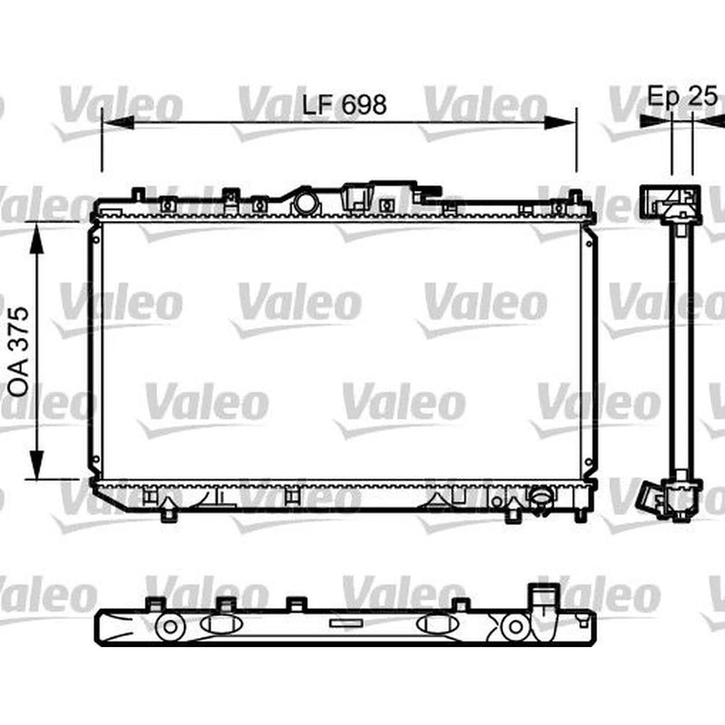 Valeo Engine Radiator 735075