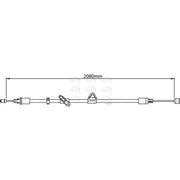 Apec Handbrake Cable Left Rear CAB1157