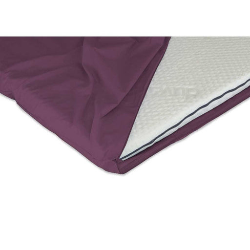 Duvalay Zipped Sheet for Compact Travel Topper 66 x 5cm (Plum) Duvalay - Dynamic Drive