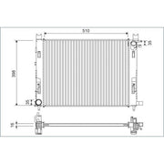 Valeo Engine Radiator 701120