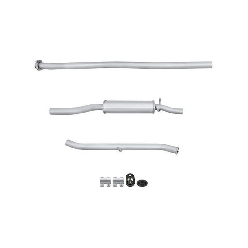 Hella End Silencer Rear fits Ford Fiesta 1983-1989 1.0 1.1