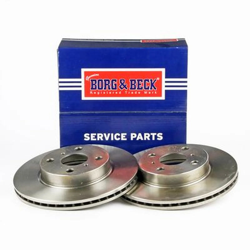 Borg & Beck 2 x Vented Front Brake Discs BBD4740-x2