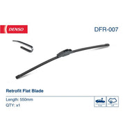 Denso Passenger Side Wiper Blades fits Chevrolet Zafira 2001-2012 2.0
