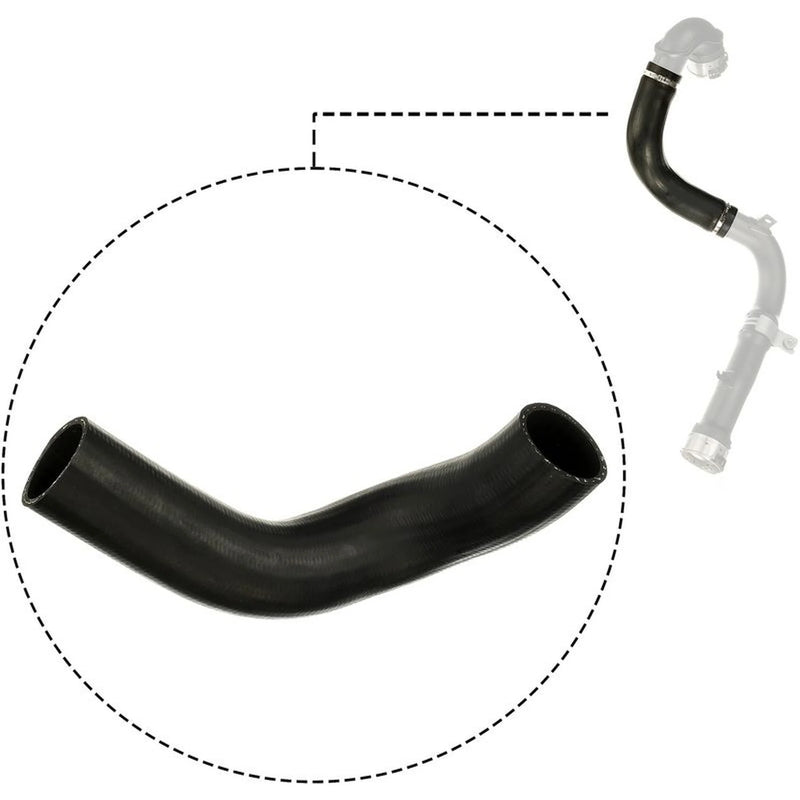 Gates Intercooler Turbo Charge Air Hose 430mm fits Chevrolet Cruze 2010-2011 2.0