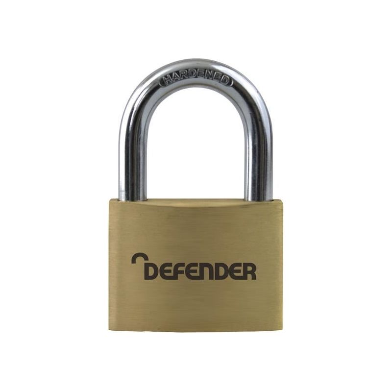 Defender Brass Padlock 50mm DEFENDER - Dynamic Drive