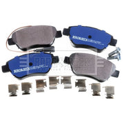 Borg & Beck Front & Rear Brake Discs & Pads fits Fiat 500 C 2011 on 1.4