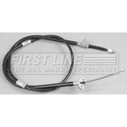 First Line Handbrake Cable Right Rear fits Toyota Avensis 1999-2003 1.6 1.8 2.0